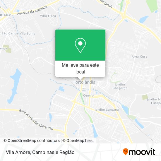 Vila Amore mapa