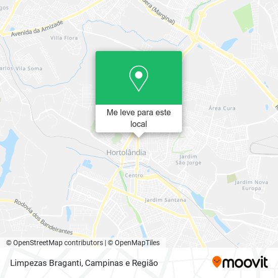 Limpezas Braganti mapa