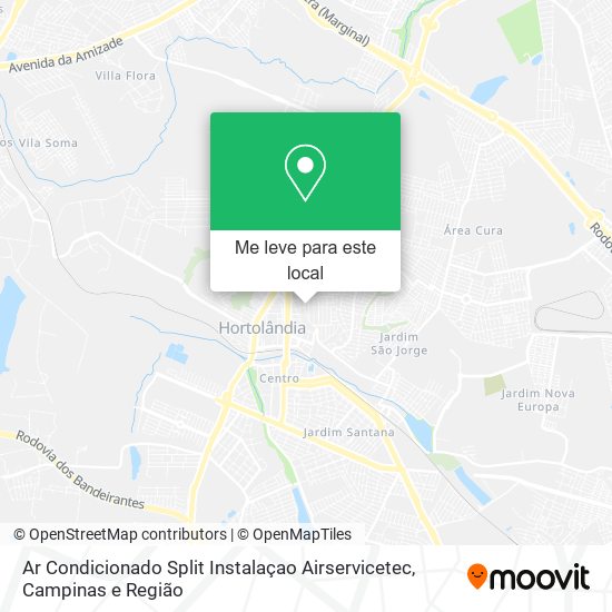 Ar Condicionado Split Instalaçao Airservicetec mapa