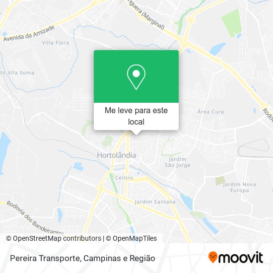 Pereira Transporte mapa