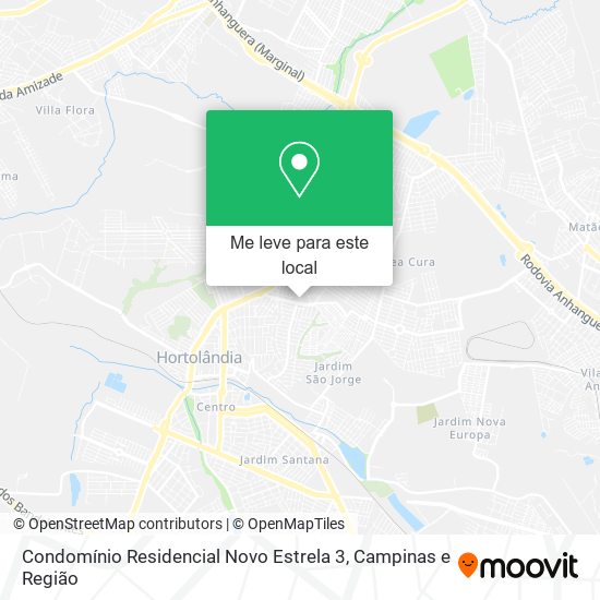 Condomínio Residencial Novo Estrela 3 mapa