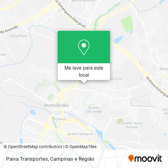 Paiva Transportes mapa