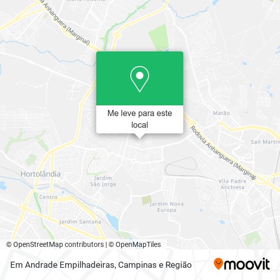 Em Andrade Empilhadeiras mapa