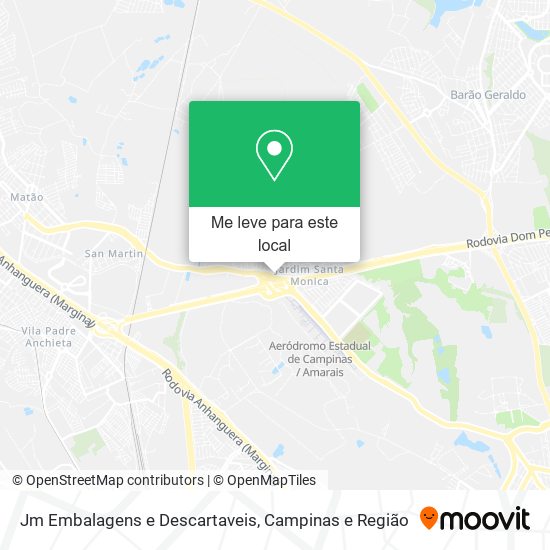 Jm Embalagens e Descartaveis mapa