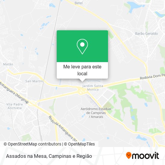 Assados na Mesa mapa