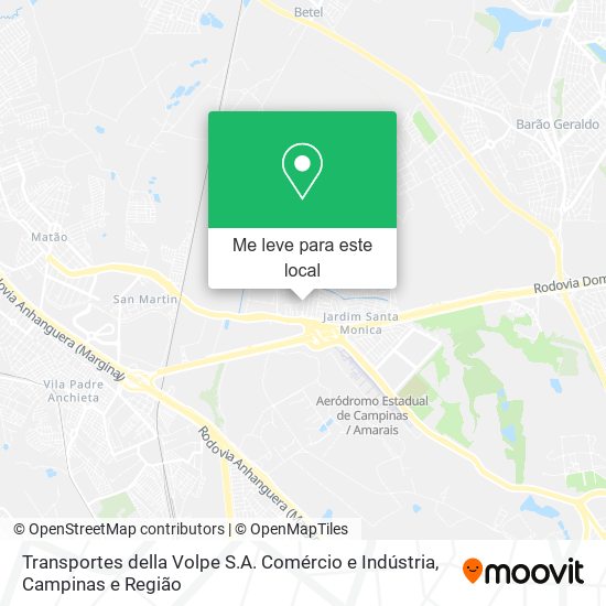 Transportes della Volpe S.A. Comércio e Indústria mapa