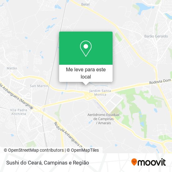 Sushi do Ceará mapa
