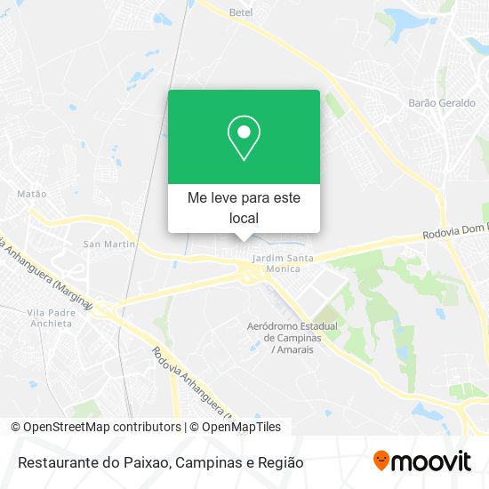 Restaurante do Paixao mapa