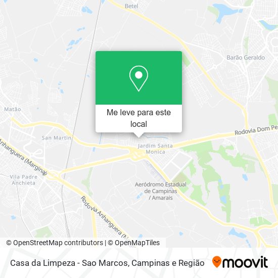 Casa da Limpeza - Sao Marcos mapa