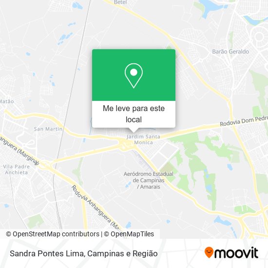 Sandra Pontes Lima mapa