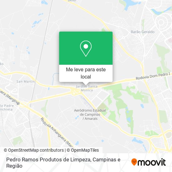 Pedro Ramos Produtos de Limpeza mapa