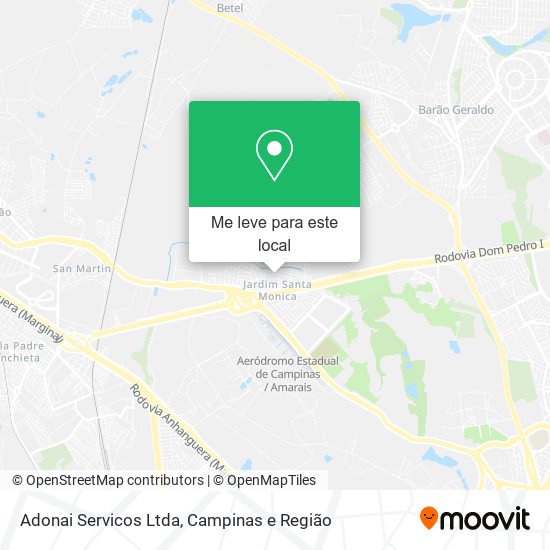 Adonai Servicos Ltda mapa