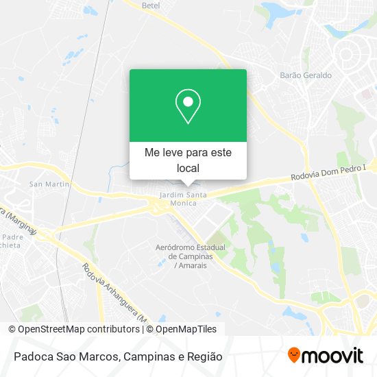 Padoca Sao Marcos mapa