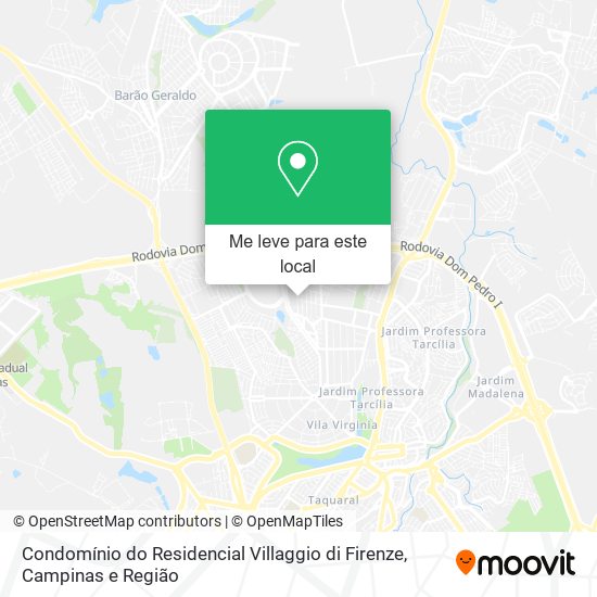 Condomínio do Residencial Villaggio di Firenze mapa
