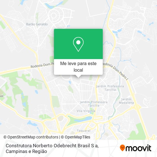 Construtora Norberto Odebrecht Brasil S a mapa