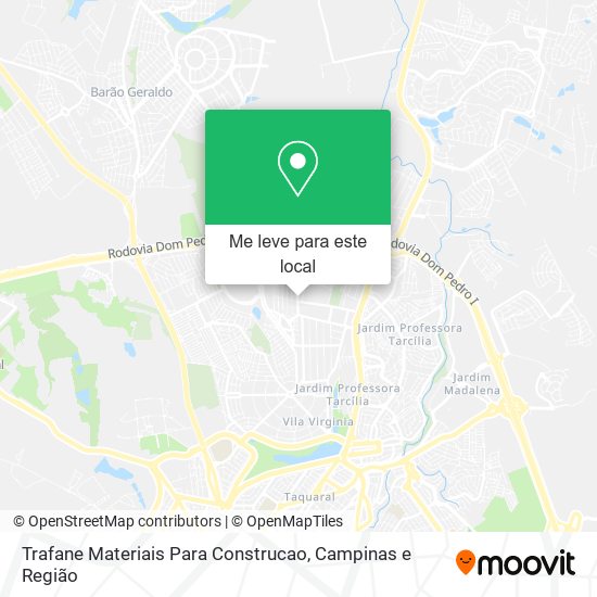 Trafane Materiais Para Construcao mapa