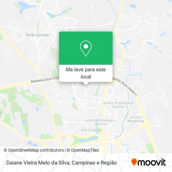 Daiane Vieira Melo da Silva mapa