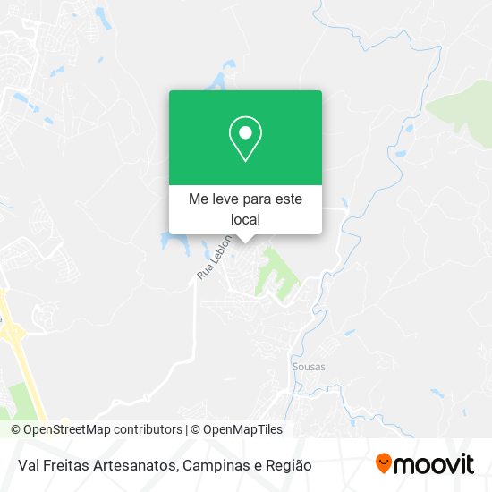 Val Freitas Artesanatos mapa
