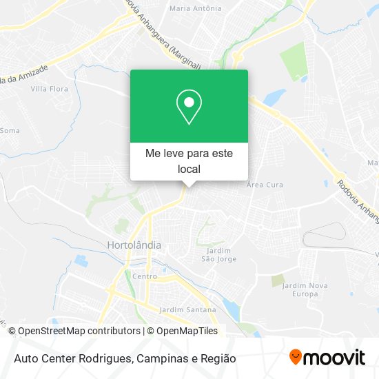 Auto Center Rodrigues mapa