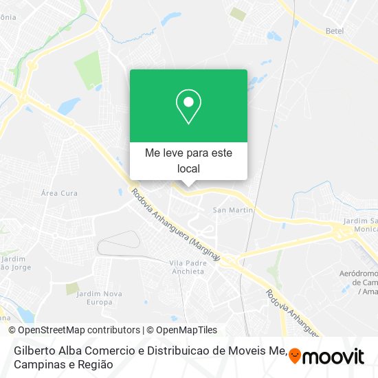 Gilberto Alba Comercio e Distribuicao de Moveis Me mapa