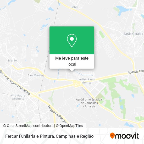 Fercar Funilaria e Pintura mapa