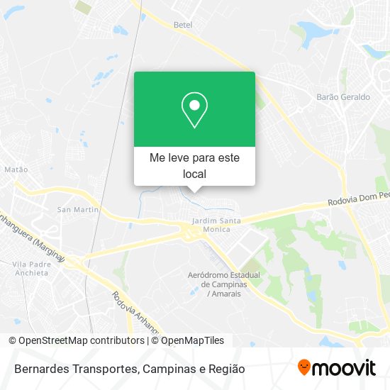 Bernardes Transportes mapa