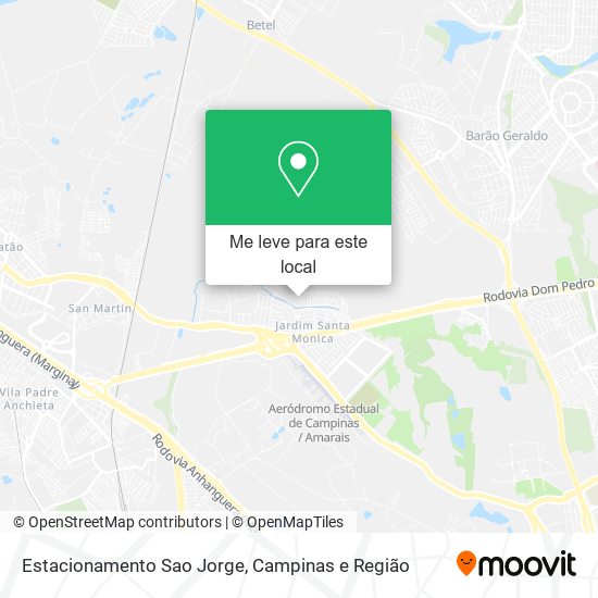 Estacionamento Sao Jorge mapa