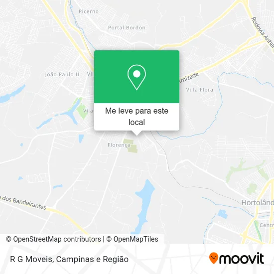 R G Moveis mapa