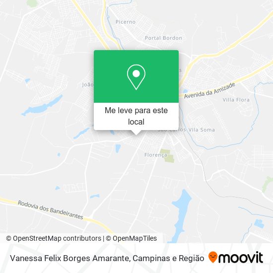 Vanessa Felix Borges Amarante mapa