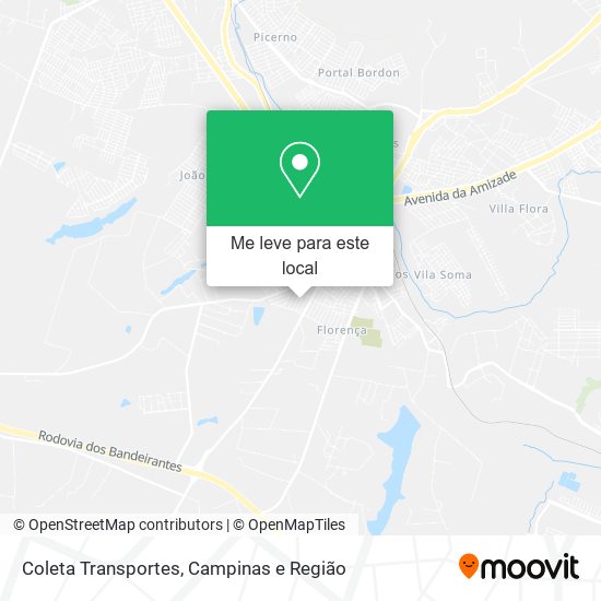 Coleta Transportes mapa