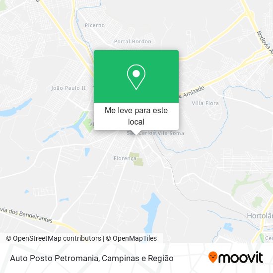 Auto Posto Petromania mapa