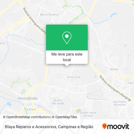 Blaya Reparos e Acessorios mapa