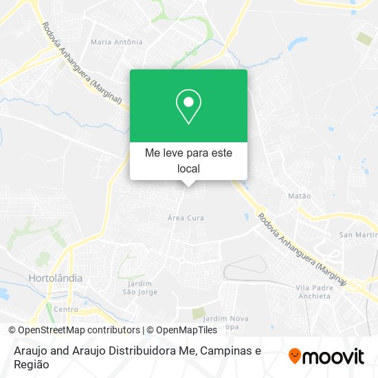 Araujo and Araujo Distribuidora Me mapa