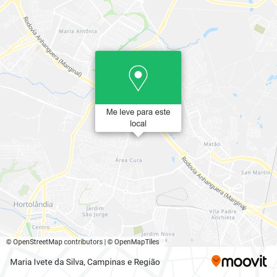 Maria Ivete da Silva mapa