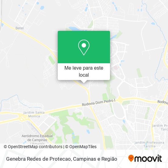 Genebra Redes de Protecao mapa