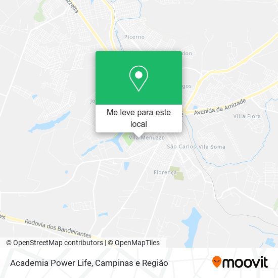 Academia Power Life mapa