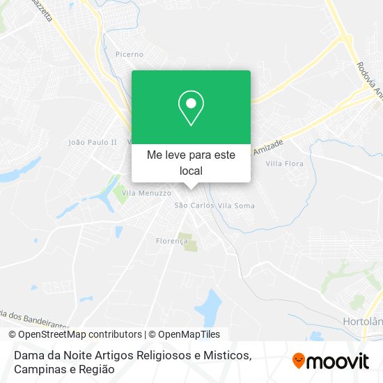 Dama da Noite Artigos Religiosos e Misticos mapa