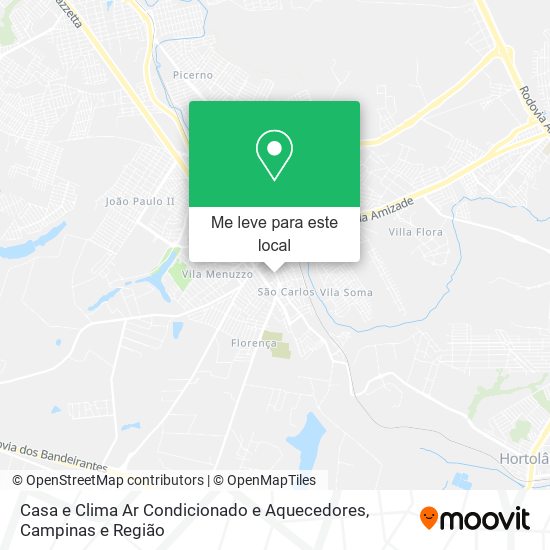 Casa e Clima Ar Condicionado e Aquecedores mapa