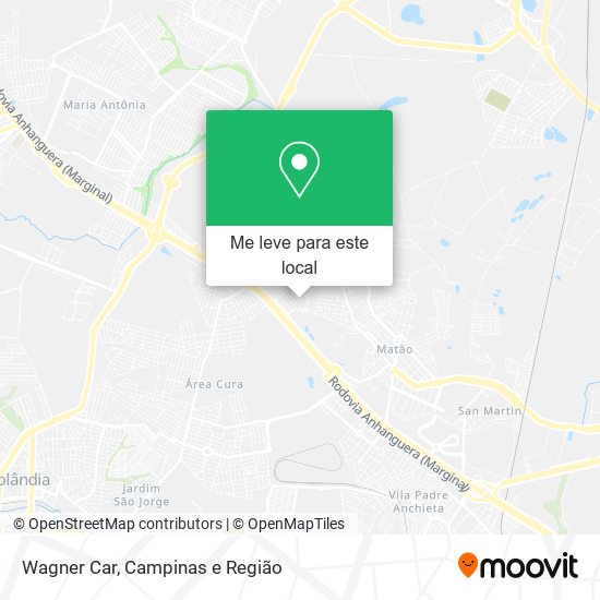 Wagner Car mapa