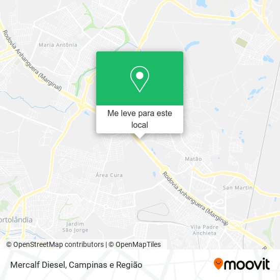 Mercalf Diesel mapa