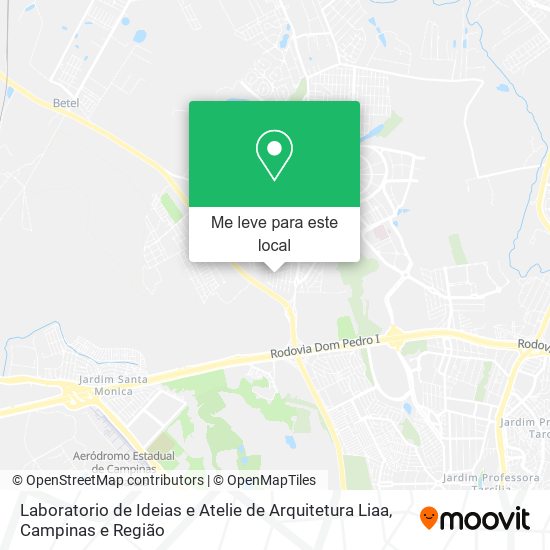 Laboratorio de Ideias e Atelie de Arquitetura Liaa mapa