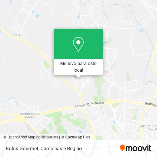 Bolos Gourmet mapa