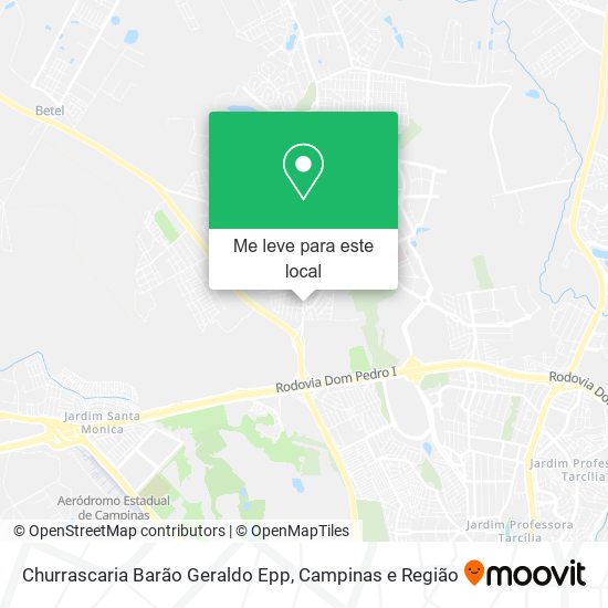 Churrascaria Barão Geraldo Epp mapa