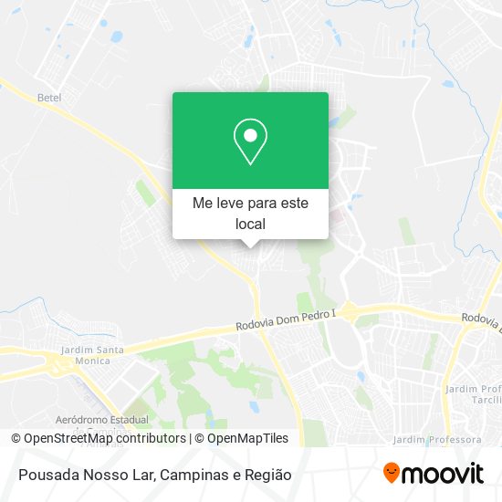 Pousada Nosso Lar mapa