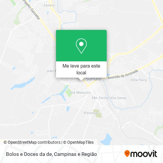 Bolos e Doces da de mapa