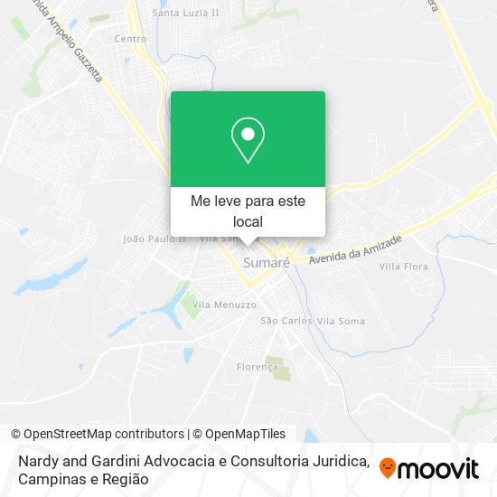 Nardy and Gardini Advocacia e Consultoria Juridica mapa