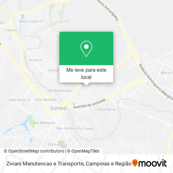 Ziviani Manutencao e Transporte mapa