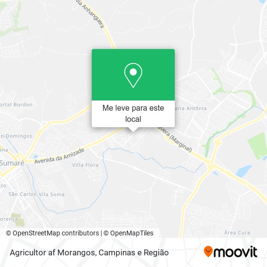 Agricultor af Morangos mapa