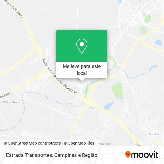 Estrada Transportes mapa