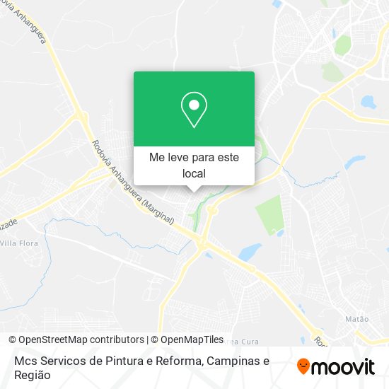 Mcs Servicos de Pintura e Reforma mapa